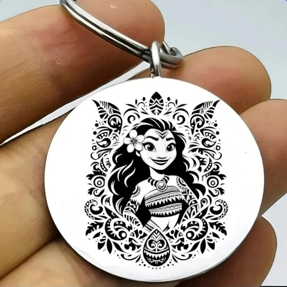 Moana hot Hawaiian Princess art keychain